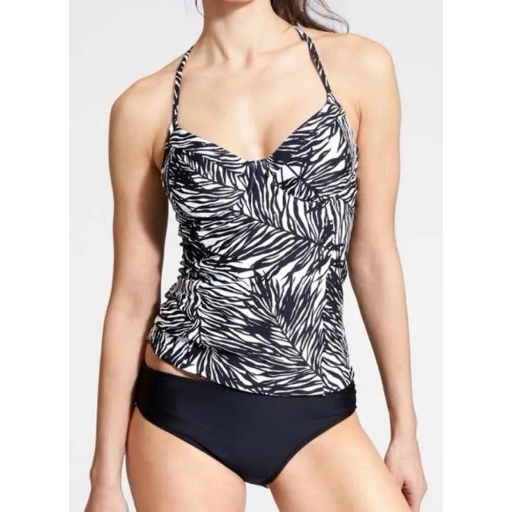 Athleta Black and White Bikini